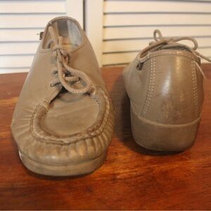 SAS Tab Leather Wedge Lace Up Moccasin